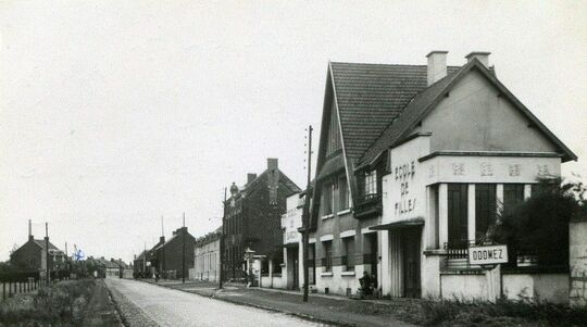 La rue Pierre Delcourt vers 1960