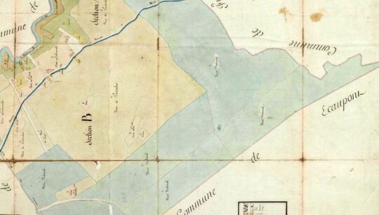 D’après le cadastre 1826 des archives départementales du Nord