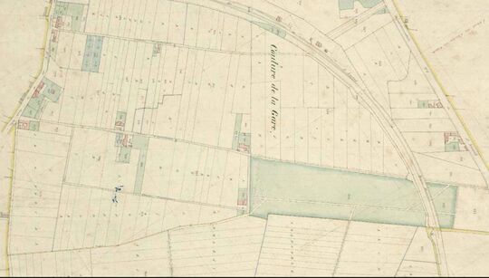 D’après le cadastre 1876 des archives départementales du Nord