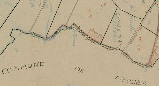 D’après le cadastre 1933 des archives départementales du Nord