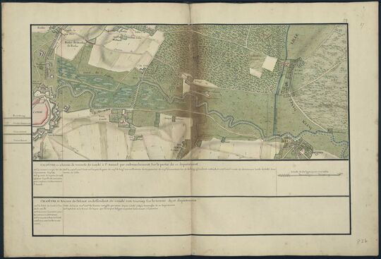 Atlas de Trudaine pour la généralité de Hainaut-Cambrésis 1745-1780. Ces documents ont été recueillis auprès des archives départementales et du musée de Denain. 