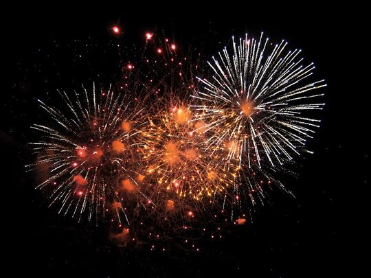 feu d'artifice 